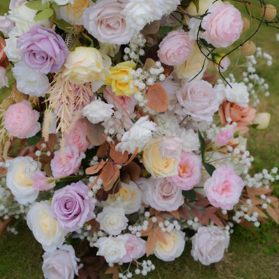 2025 New Wedding Party Background Floral Arch Decoration - Image 2