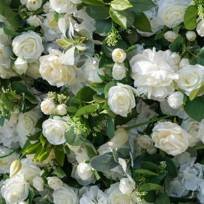 2025 New 7D  Fabric Artificial rolling up curtain flower wall - Image 2