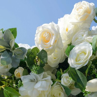 2025 New 7D  Fabric Artificial rolling up curtain flower wall - Image 3