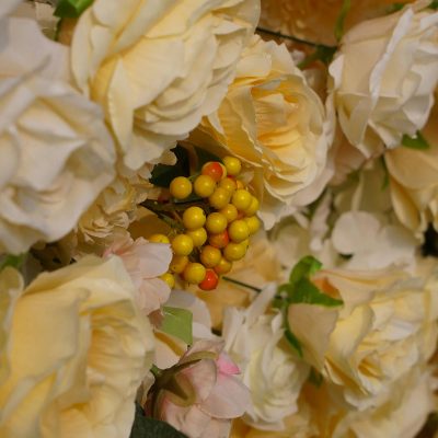 2025 New 7D Fabric Artificial rolling up curtain flower wall - Image 4