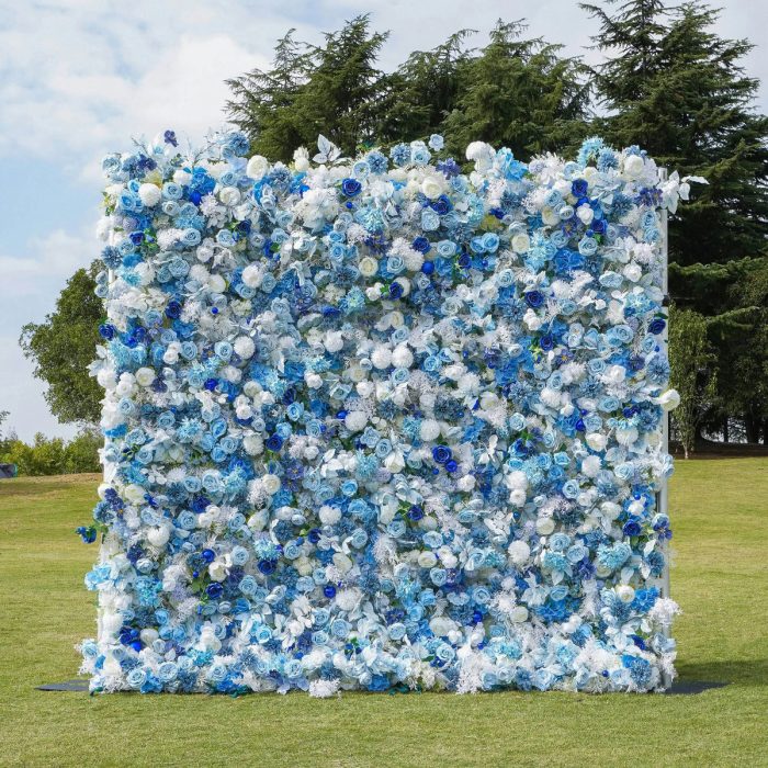 Lover£º5D Fabric Artificial rolling up curtain flower wall - Image 1