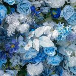 Lover£º5D Fabric Artificial rolling up curtain flower wall - Image 5