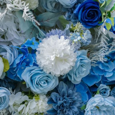 2025 New 5D Fabric Artificial rolling up curtain flower wall - Image 4