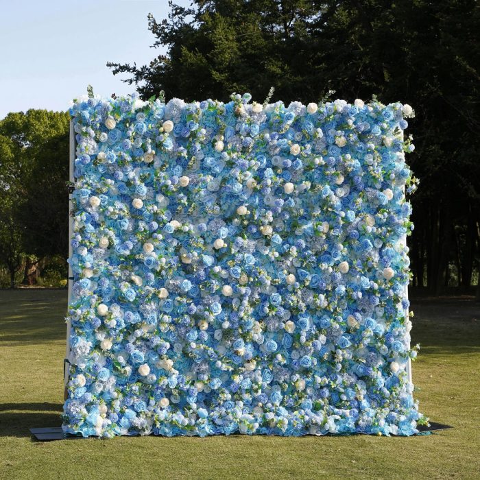 Molly£º5D Fabric Artificial rolling up curtain flower wall - Image 1