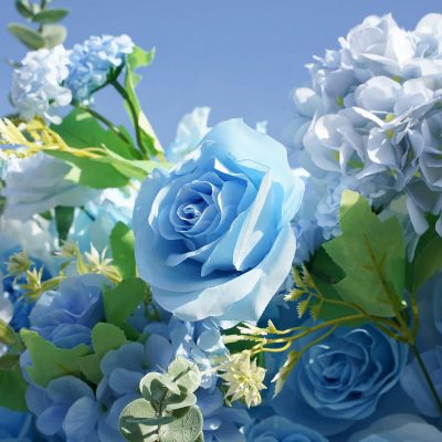 2025 New 5D Fabric Artificial rolling up curtain flower wall - Image 3