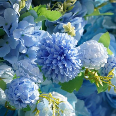 2025 New 5D Fabric Artificial rolling up curtain flower wall - Image 4