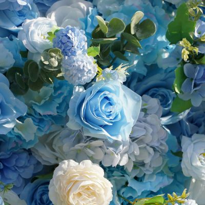 2025 New 5D Fabric Artificial rolling up curtain flower wall - Image 2