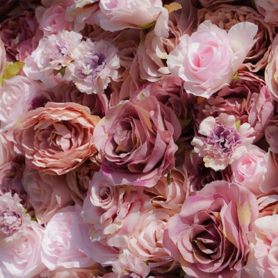 2025 New 5D Fabric Artificial rolling up curtain flower wall - Image 5