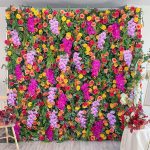 Starry£º5D Fabric Artificial rolling up curtain flower wall