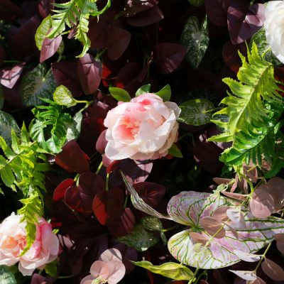 2025 New 4D Fabric Artificial rolling up curtain flower wall - Image 7