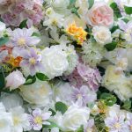 Alexa£º7D Fabric Artificial rolling up curtain flower wall - Image 3
