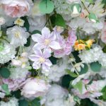 Alexa£º7D Fabric Artificial rolling up curtain flower wall - Image 2