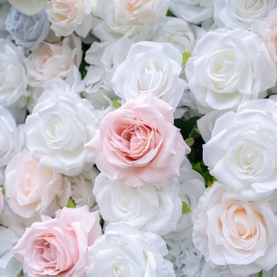 2025 New 4D Fabric Artificial zip up curtain flower wall 8ft*8ft - Image 5