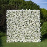 Aria£º5D Fabric Artificial rolling up curtain flower wall