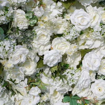 2025 New 5D Fabric Artificial rolling up curtain flower wall - Image 5