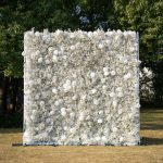 Baby Breath£º3D Fabric Artificial rolling up curtain flower wall