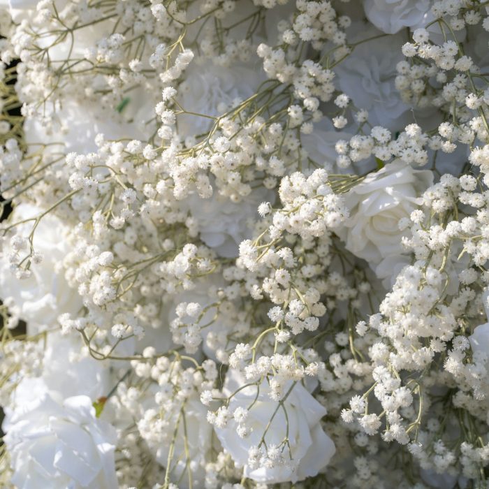 Baby Breath£º3D Fabric Artificial rolling up curtain flower wall - Image 3