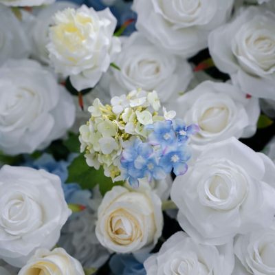 2025 New 5D Fabric Artificial rolling up curtain flower wall - Image 5