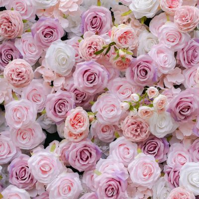 2025 New 4D Fabric Artificial zip up curtain flower wall 8ft*8ft - Image 2