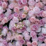Bliss£º4D Fabric Artificial zip up curtain flower wall 8ft*8ft - Image 3