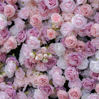 2025 New 4D Fabric Artificial zip up curtain flower wall 8ft*8ft - Image 3