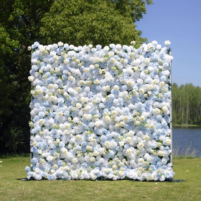 BlueSky£º4D Fabric Artificial zip up curtain flower wall - Image 1