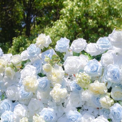 2025 New 4D Fabric Artificial zip up curtain flower wall - Image 2