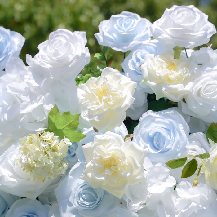 BlueSky£º4D Fabric Artificial zip up curtain flower wall - Image 4