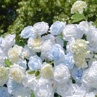 2025 New 4D Fabric Artificial zip up curtain flower wall - Image 5