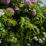 Brett£º5D Fabric Artificial rolling up curtain flower wall - Image 5