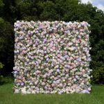 2025 New 7D Fabric Artificial rolling up curtain flower wall