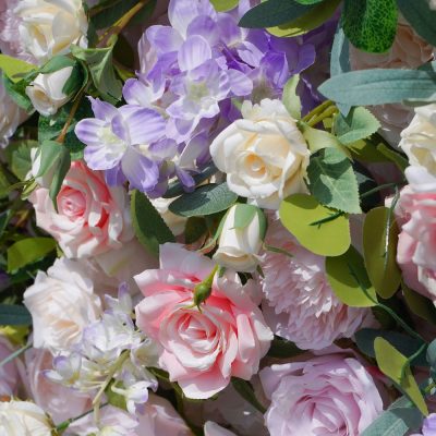 2025 New 7D Fabric Artificial rolling up curtain flower wall - Image 4