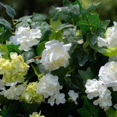 2025 New 5D Fabric Artificial rolling up curtain flower wall - Image 3