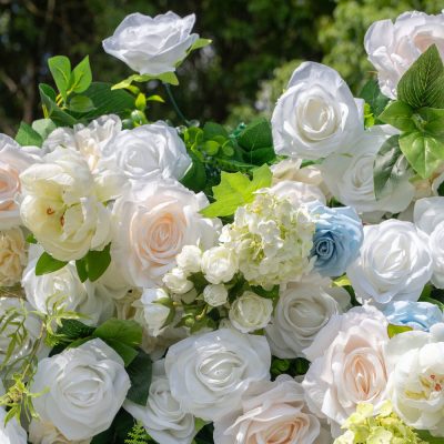 2025 New 4D Fabric Artificial zip up curtain flower wall 8ft*8ft - Image 2