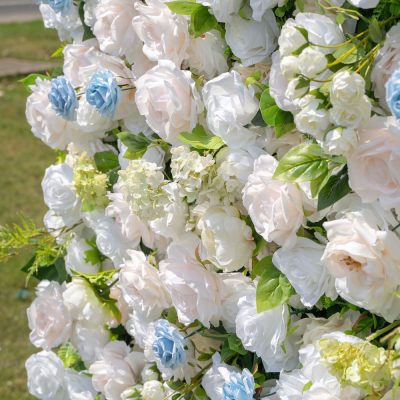 2025 New 4D Fabric Artificial zip up curtain flower wall 8ft*8ft - Image 3