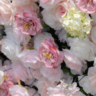 2025 New 4D Fabric Artificial rolling up curtain flower wall - Image 3