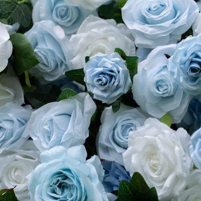 2025 New 5D Fabric Artificial rolling up curtain flower wall - Image 6