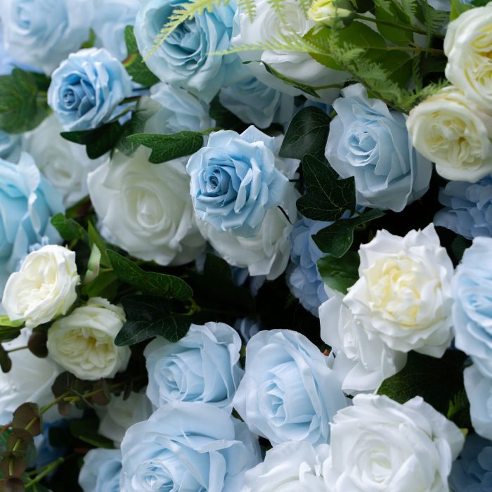 Cheska£º5D Fabric Artificial rolling up curtain flower wall - Image 5