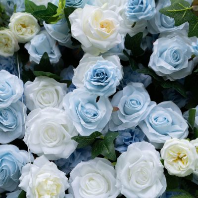 2025 New 5D Fabric Artificial rolling up curtain flower wall - Image 3