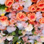 Clara£º7D Fabric Artificial Rolling up Curtain Flower Wall - Image 3