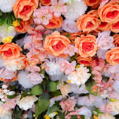 2025 New 7D Fabric Artificial Rolling up Curtain Flower Wall - Image 3