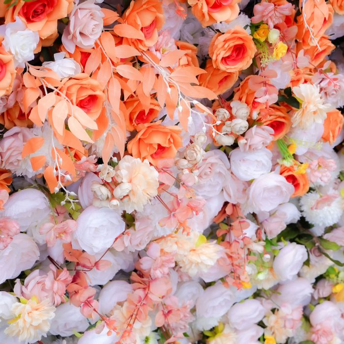 Clara£º7D Fabric Artificial Rolling up Curtain Flower Wall - Image 2