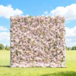 2025 New 3D Fabric Artificial rolling up curtain flower wall
