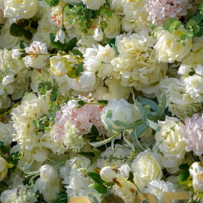 2025 New 7D Fabric Artificial rolling up curtain flower wall - Image 2