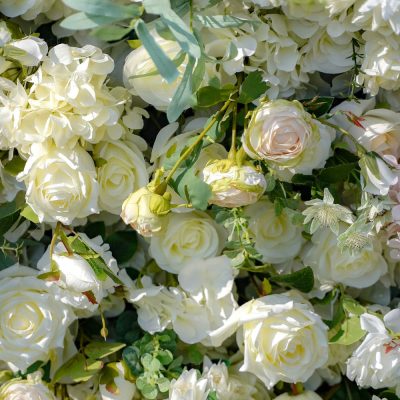 2025 New 7D Fabric Artificial rolling up curtain flower wall - Image 4