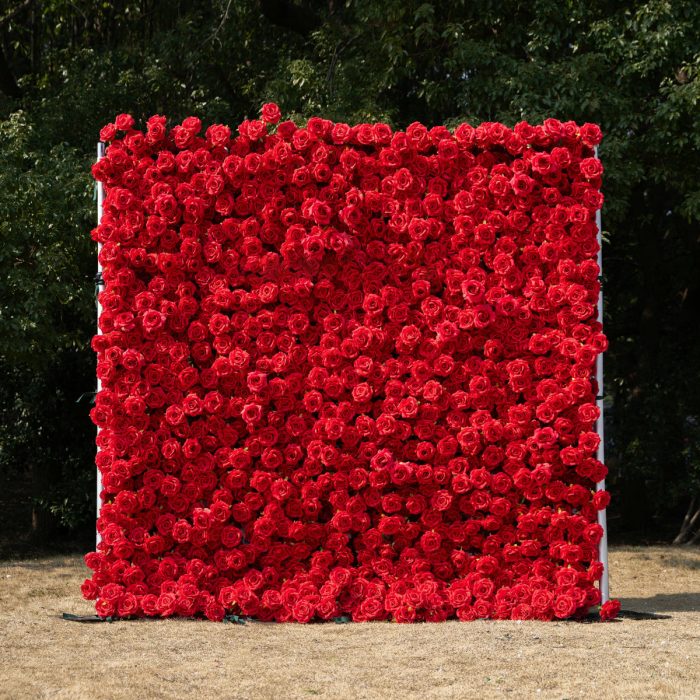 Destiny£º3D Fabric Artificial rolling up curtain flower wall - Image 1