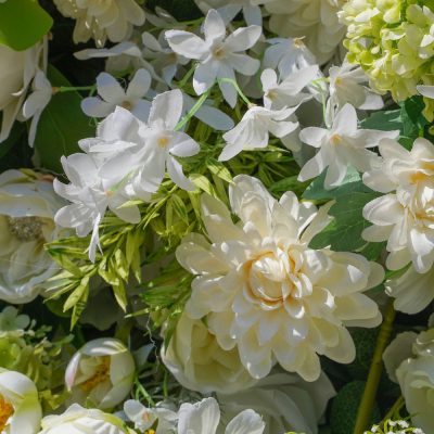 2025 New 7D Fabric Artificial rolling up curtain flower wall - Image 3