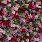 Ember£º5D Fabric Artificial rolling up curtain flower wall - Image 2