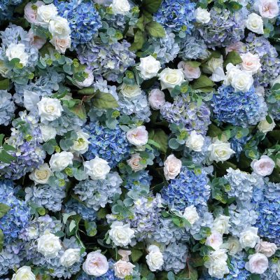 2025 New 7D Fabric Artificial rolling up curtain flower wall - Image 2