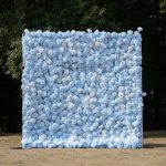 2025 New 3D Fabric Artificial rolling up curtain flower wall